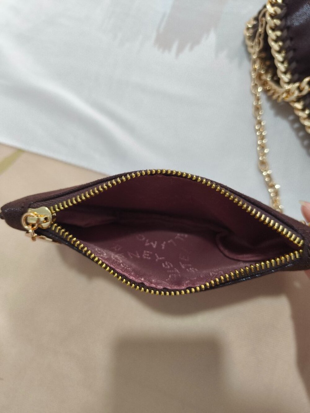 Stella Mccartney Brown Tote Bag Comes With A Small Wallet - Picture 12 of 13
